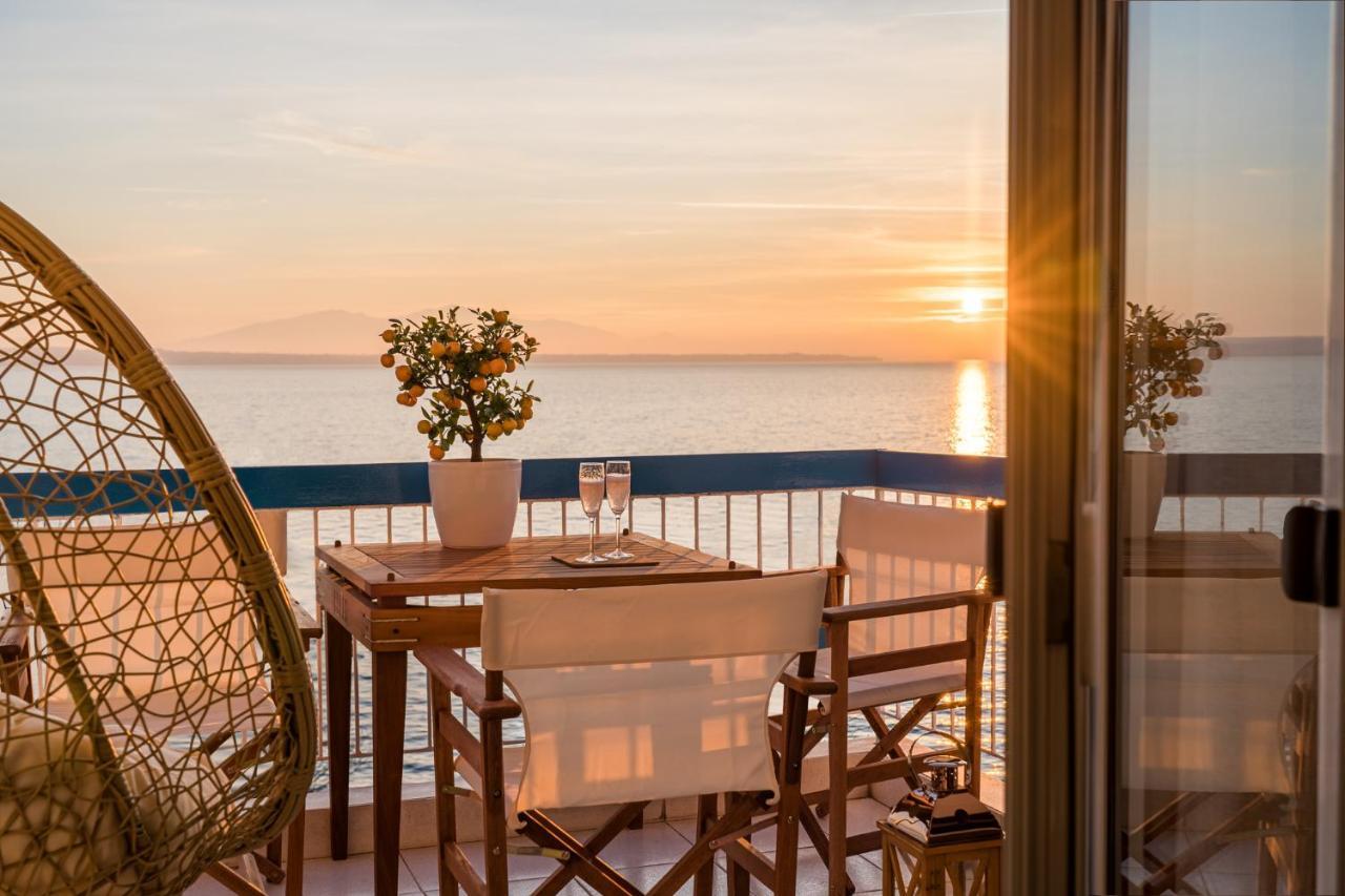 Seafront Luxury President Suite Aegean Sunset Thessaloníki Exteriör bild
